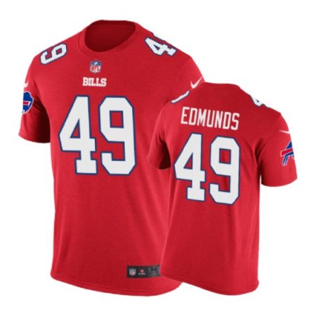 Buffalo Bills #49 Tremaine Edmunds Color Rush Nike T-Shirt - Men's