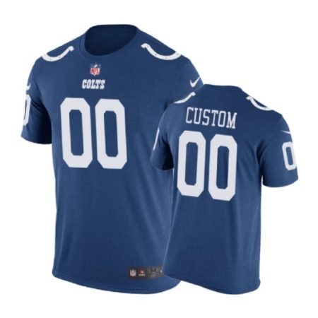 Indianapolis Colts #00 Custom Color Rush Nike T-Shirt - Men's