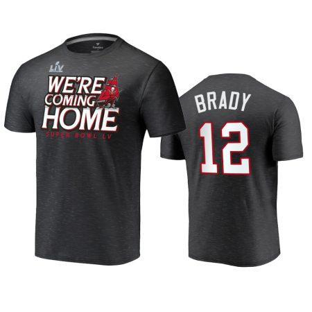 GOAT Tom Brady Charcoal Super Bowl LV Home Local T-Shirt