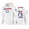 Chicago Bears Teven Jenkins White Americana Pullover Hoodie 3 teven jenkins bears white americana hoodie