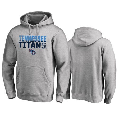 Tennessee Titans Ash Iconic Fade Out Pullover Hoodie