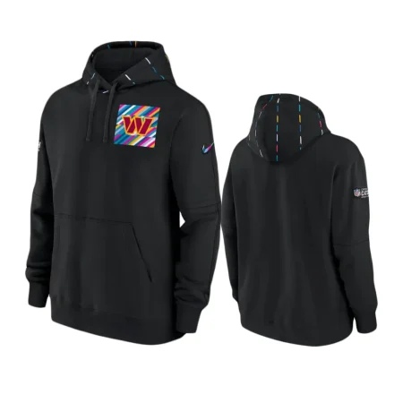 Men's Washington Commanders Black Club 2023 NFL Crucial Catch Hoodie