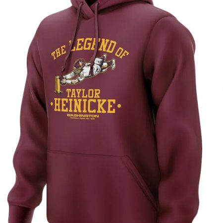 Men's Washington Football Team Burgundy The Legend of Taylor Heinicke Hoodie