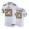 New Orleans Saints #23 Marshon Lattimore Color Rush Nike T-Shirt - Men's 2 white marshon lattimore t shirt