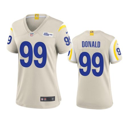 Women's Los Angeles Rams Aaron Donald Bone Game Jersey