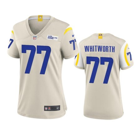 Women's Los Angeles Rams Andrew Whitworth Bone Game Jersey