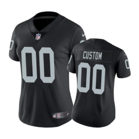 Carolina Panthers Custom Black Nike Game Jersey - Women
