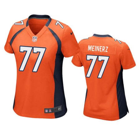 Women's Denver Broncos Quinn Meinerz Orange Game Jersey