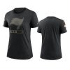 Women's Tampa Bay Buccaneers Black 2020 Salute to Service Performance T-Shirt 2 women buccaneers black 2020 salute to service performance t shirt