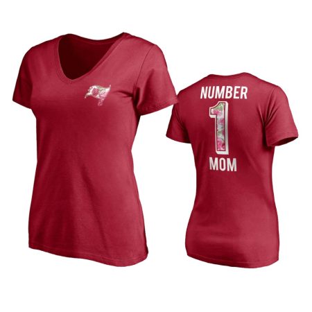 Women's Tampa Bay Buccaneers Cardinal Mother's Day T-Shirt