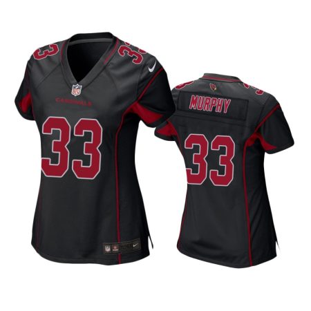 Women's Arizona Cardinals Byron Murphy Black 2nd Alternate Game Jersey