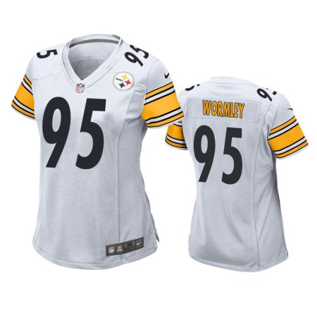 Women's Pittsburgh Steelers Chris Wormley White Game Jersey