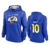 Women's Cooper Kupp Los Angeles Rams Royal Sideline Performance Pullover Hoodie 2 women cooper kupp rams royal sideline performance pullover hoodie