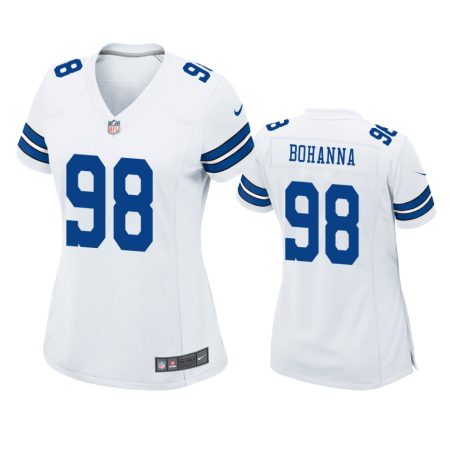 Women's Dallas Cowboys Quinton Bohanna White Game Jersey
