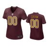 Women's Washington Football Team Custom Burgundy Alternate Game Jersey 3 women custom washington football team alternate game burgundy jersey