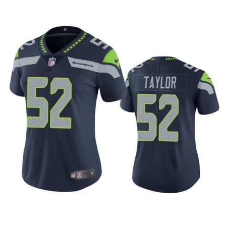 Seattle Seahawks Darrell Taylor Navy Vapor Limited Jersey