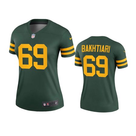 Green Bay Packers David Bakhtiari Green Alternate Legend Jersey - Women's