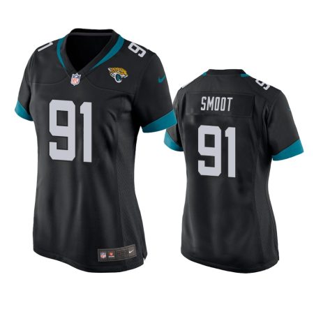 Women's Jacksonville Jaguars Dawuane Smoot Black Game Jersey