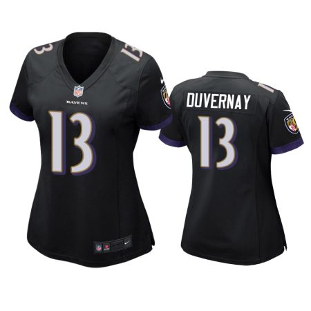 Women's Baltimore Ravens Devin Duvernay Black Game Jersey