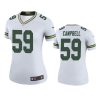 Green Bay Packers De'Vondre Campbell White Color Rush Legend Jersey - Women's 2 women devondre campbell packers color rush legend white jersey