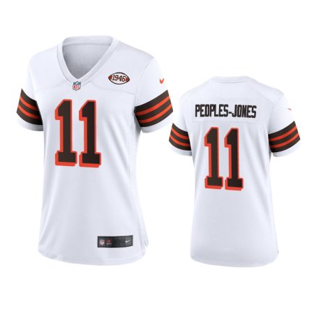 Women's Cleveland Browns Donovan Peoples-Jones White 1946 Collection Alternate Game Jersey