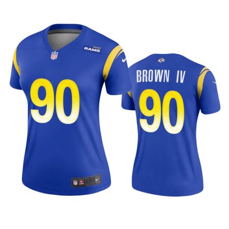 Los Angeles Rams Earnest Brown IV Royal Legend Jersey - Women's