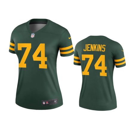 Green Bay Packers Elgton Jenkins Green Alternate Legend Jersey - Women's