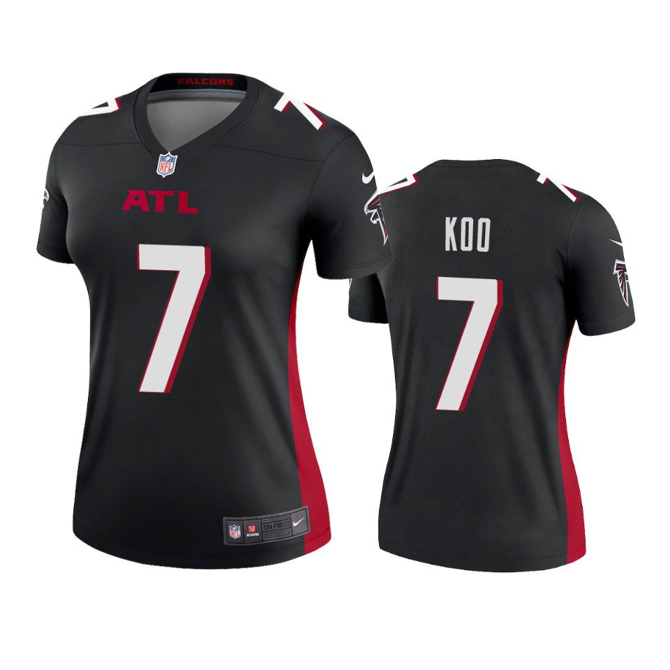 Atlanta Falcons Younghoe Koo Black Legend Jersey - Women's 1 women falcons younghoe koo black legend jersey