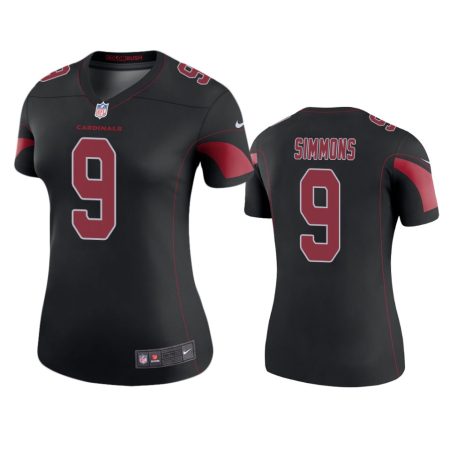 Arizona Cardinals Isaiah Simmons Black Color Rush Legend Jersey - Women's