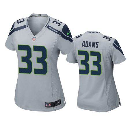 Women's Seattle Seahawks Jamal Adams Gray Game Jersey