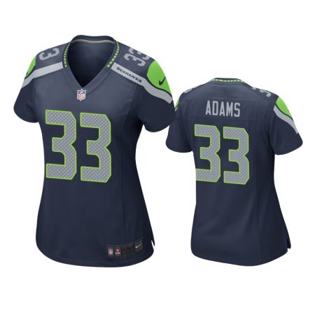 Women's Seattle Seahawks Jamal Adams Navy Game Jersey