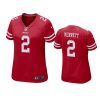 Women's San Francisco 49ers Jason Verrett Scarlet Game Jersey 2 women jason verrett 49ers game scarlet jersey