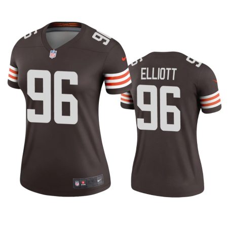Cleveland Browns Jordan Elliott Brown Legend Jersey - Women's