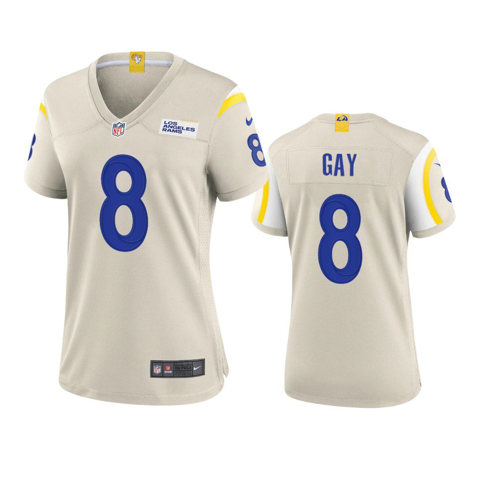 Women's Los Angeles Rams Matt Gay Bone Game Jersey 1 women matt gay rams game bone jersey