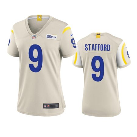Women's Los Angeles Rams Matthew Stafford Bone Game Jersey