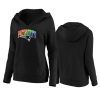women patriots black pride logo pullover hoodie