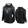 Women's Las Vegas Raiders Black Sideline Performance Pullover Hoodie 3 women raiders black sideline performance pullover hoodie