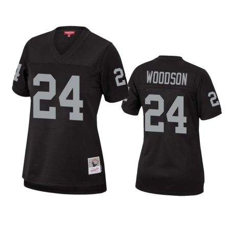 Women's Las Vegas Raiders Charles Woodson Black Legacy Replica Jersey