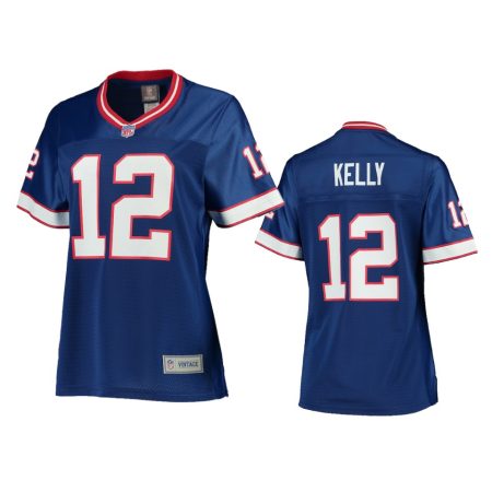 Buffalo Bills Jim Kelly Royal Replica Retired Player Jersey - Women