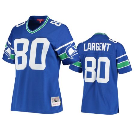 Women's Seattle Seahawks Steve Largent Royal 1985 Legacy Replica Jersey