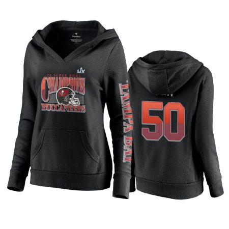 Women's Tampa Bay Buccaneers Vita Vea Black 2-Time Super Bowl LV Champions Hit Hoodie
