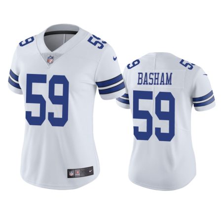 Dallas Cowboys Tarell Basham White Vapor Limited Jersey