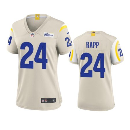 Women's Los Angeles Rams Taylor Rapp Bone Game Jersey