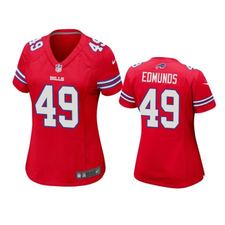 Women's Buffalo Bills Tremaine Edmunds Red Game Jersey