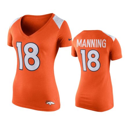 Denver Broncos Peyton Manning Orange Prime Retired Player T-Shirt