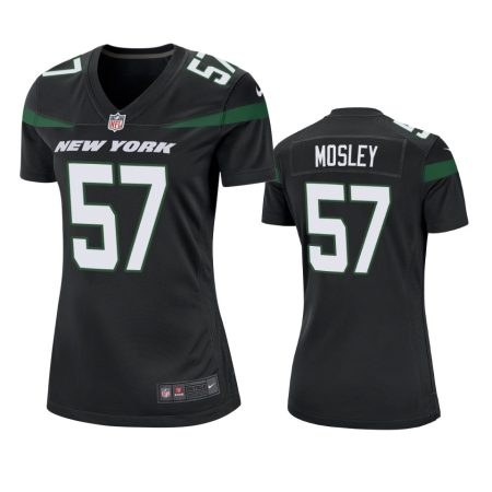 New York Jets #57 C.J. Mosley Black 2019 Game Jersey - Women's