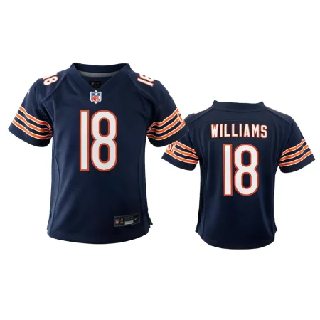 Chicago Bears Caleb Williams Navy 2024 NFL Draft Jersey - Youth