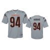 Youth Cincinnati Bengals Sam Hubbard Gray Inverted Game Jersey 2 youth bengals sam hubbard gray inverted game jersey