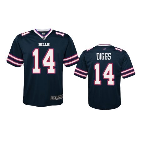Youth Buffalo Bills Stefon Diggs Navy Inverted Game Jersey
