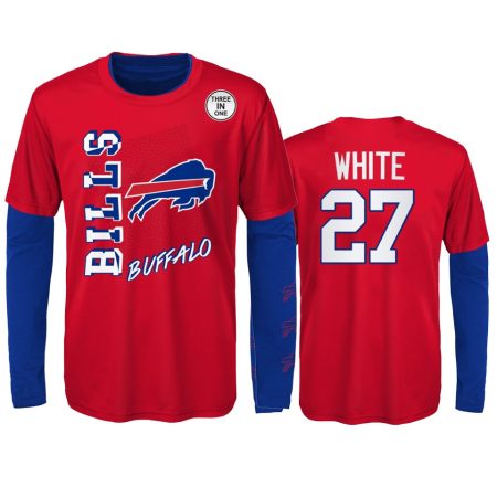 Buffalo Bills Tre'Davious White Red Royal For the Love of the Game Combo Set T-Shirt - Youth